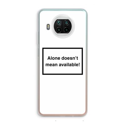 Alone: Xiaomi Mi 10T Lite 5G Transparant Hoesje