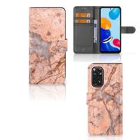 Xiaomi Redmi Note 11/11S | Bookcase | Marmer Oranje