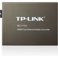 TP-LINK MC111CS netwerk media converter 1000 Mbit/s 1550 nm Single-mode Zwart - thumbnail