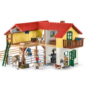 Schleich Farm World - Boerderij met stal en dieren speelfiguur 42407