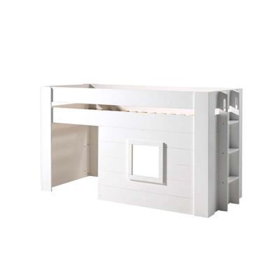 Leen Bakker - Vipack Halfhoogslaper Noah - 213,6x96x120,1 Cm - MDF - Wit - 213.6x96x120.1 Cm