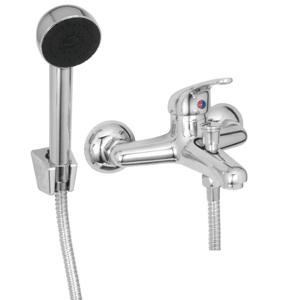Go by Van Marcke Super eengreepsmengkraan baddouche compleet inclusief handdouche hartafstand 15 cm keramische schijven inclusief rozetten en Skoppelingen 182892