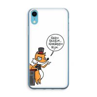 Geen Gezeik: iPhone XR Transparant Hoesje