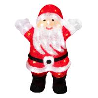 Kerstverlichting figuur - kerstman - H40 cm - 50 led lampjes - buiten