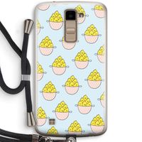 Citroenen: LG K10 (2016) Transparant Hoesje met koord