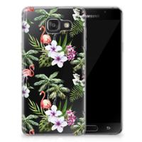 Samsung Galaxy A3 2016 | TPU Hoesje | Flamingo Palms