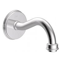 Tres Clasic inbouw uitloop 17 cm messing chroom