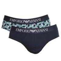 Armani Cotton Stretch Print Briefs 2 stuks - thumbnail