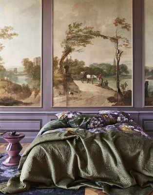 Essenza Essenza Leila dekbedovertrek Forest green 1p set 140x220