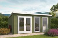 Blokhut - Tuinhuis Annabel | 40 mm | vuren groen geïmpregneerd