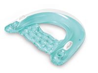 Intex Opblaasbare drijvende zitstoel - blauw