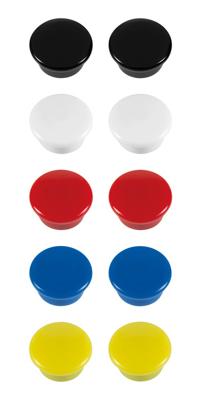 Westcott AC-E10806 Magneet Assorti Pak à 10st. Ø 15x8mm, 100g