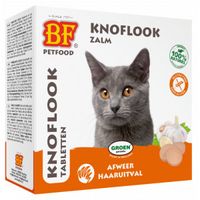 BF Petfood Tabletten met knoflook en zalm voor de kat 2 verpakkingen BF Petfood Tabletten met knoflook en zalm voor de kat 2 verpakkingen