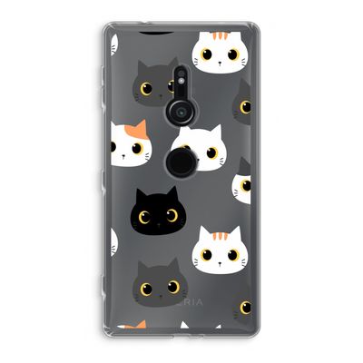 Katten: Sony Xperia XZ2 Transparant Hoesje