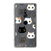 Katten: Sony Xperia XZ2 Transparant Hoesje