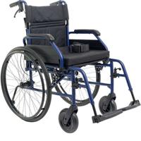 Rolstoel van lichtgewicht legering NAVY1 43 cm