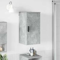 Badkamer Kast Betongrijs 30 x 31.5 x 61 cm Bewerkt hout