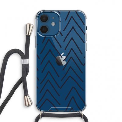 Marrakech Arrows: iPhone 12 mini Transparant Hoesje met koord