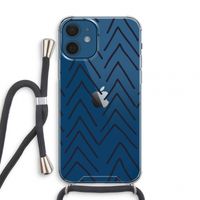 Marrakech Arrows: iPhone 12 mini Transparant Hoesje met koord