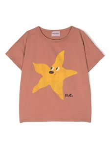 Bobo Choses t-shirt à logo imprimé - Rose