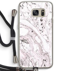 Mengelmoes: Samsung Galaxy S7 Transparant Hoesje met koord
