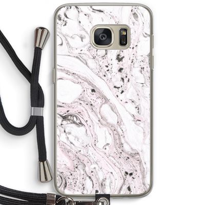 Mengelmoes: Samsung Galaxy S7 Transparant Hoesje met koord