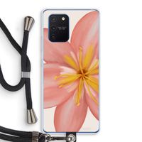 Pink Ellila Flower: Samsung Galaxy Note 10 Lite Transparant Hoesje met koord
