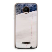 Stone White: Motorola Moto Z Force Transparant Hoesje