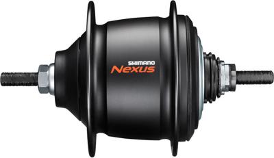 Shimano Versnellingsnaaf nexus 8 sg-c6000 voor rollerbrakes velgrem - 36 gaats - zwart