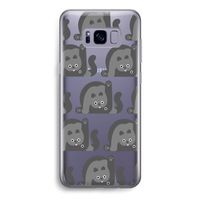 Cats: Samsung Galaxy S8 Transparant Hoesje