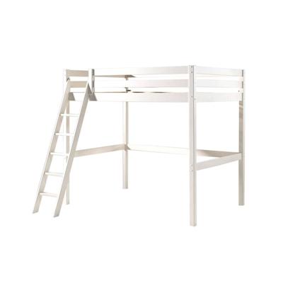 Leen Bakker - Vipack Hoogslaper Pino - 209x215x190 Cm - Grenenhout - Wit - 209.4x214.7x190 Cm