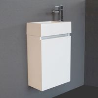 Fonteinkast Sanilux Trendline Rechts draaiend (3 kleuren)