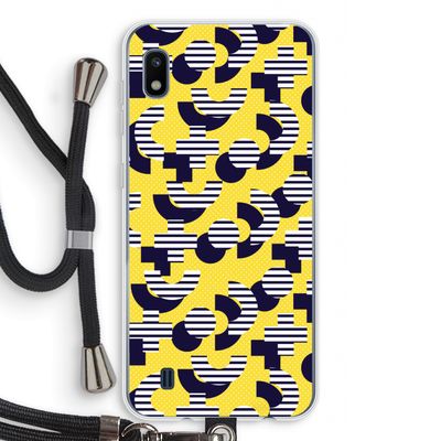 8-bit N°3: Samsung Galaxy A10 Transparant Hoesje met koord