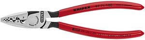Knipex Krimptang voor adereindhulzen met kunststof bekleed 180 mm - 9771180