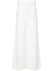 Stella McCartney pantalon ample à taille haute - Blanc