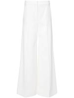 Stella McCartney pantalon ample à taille haute - Blanc