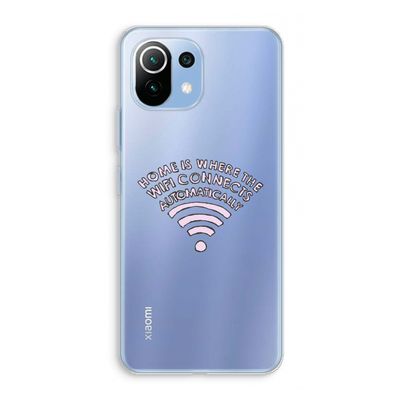 Home Is Where The Wifi Is: Xiaomi Mi 11 Lite Transparant Hoesje