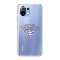 Home Is Where The Wifi Is: Xiaomi Mi 11 Lite Transparant Hoesje