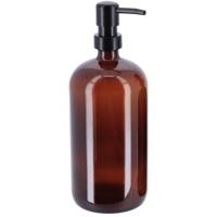 Tendance Zeeppompje/dispenser - amber - glas - 10 x 23 cm - 1000 ml