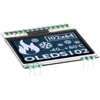 Display Elektronik Grafisch display Wit (b x h x d) 39.00 x 41.00 x 3.3 mm - thumbnail