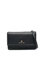 Michael Michael Kors sac à bandoulière à plaque logo - Noir