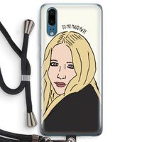 Mary Kate: Huawei P20 Transparant Hoesje met koord