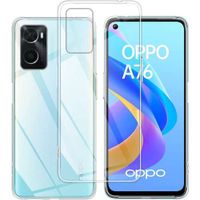 OPPO A76 | A96 TPU Siliconen Back Cover Transparant - thumbnail