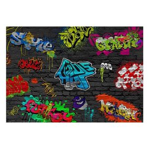 Fotobehang - Graffiti Wall 100x70cm - Vliesbehang