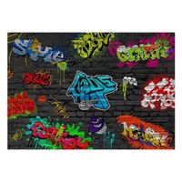 Fotobehang - Graffiti Wall 100x70cm - Vliesbehang - thumbnail