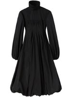 Jil Sander robe mi-longue à manches longues - Noir