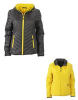 James & Nicholson JN1091 Ladies´ Lightweight Jacket - /Black/Yellow - M