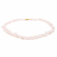 Edelsteen Splitketting Rozenkwarts (45 cm) Edelsteen Splitketting Rozenkwarts (45 cm)