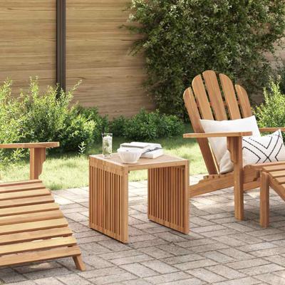Tuin Bijzettafel Bruin 45 x 42.5 x 45 cm Massief teakhout
