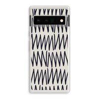 Marrakech Zigzag: Google Pixel 6 Pro Transparant Hoesje